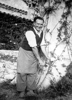 Edouard in the garden