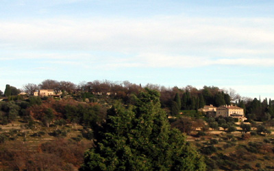 Sunset House & Elisabeth Starr's Castello St Peyre on the hill