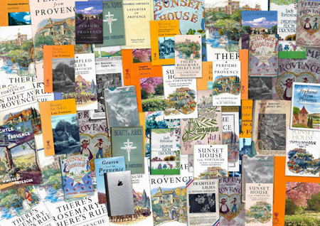 Some of the various editions of Winifred's seven books