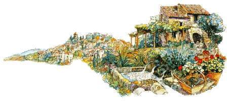 Sunset House artwork by Brian Sanders